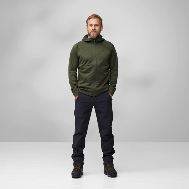 Abisko Grid Fleece Hoodie M - Image 3